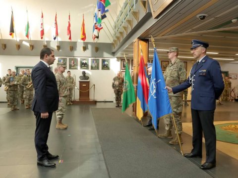 Papikyan NATO Komandanlığında - FOTOLAR