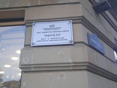 Tarixi binaya qanunsuz müdaxilənin qarşısı alındı