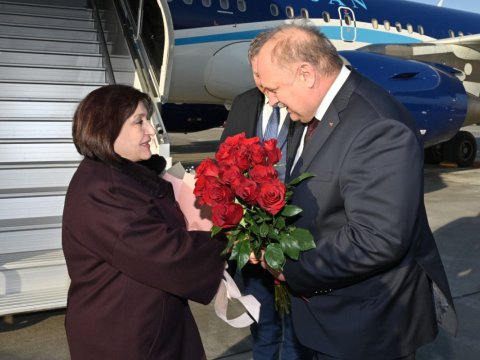 Sahibə Qafarova Rusiyada səfərdədir - FOTO