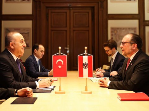 Çavuşoğlu avstriyalı həmkarı ilə Qafqazı müzakirə etdi - FOTO