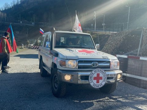 BQXK-nin maşınları aksiya yerindən keçdi - YENİLƏNİB