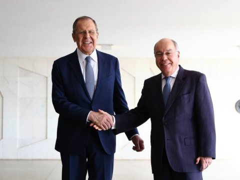 Lavrov braziliyalı həmkarı ilə görüşdü