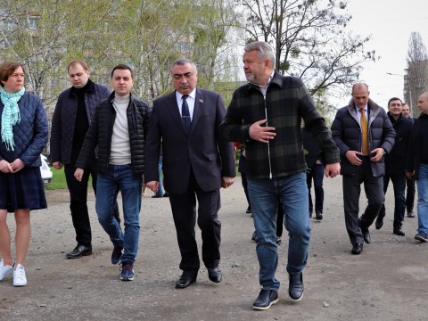 Azərbaycanlı deputatlar Buçada olublar - FOTO