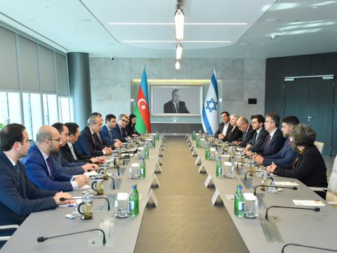Mikayıl Cabbarov İsrailin XİN başçısı ilə görüşdü
