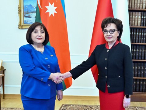 Spiker Polşa Seyminin sədri ilə görüşüb - FOTOLAR