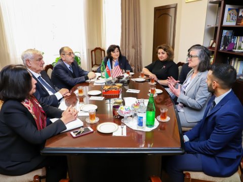 ADU-da ABŞ nümayəndə heyəti ilə görüş - FOTO