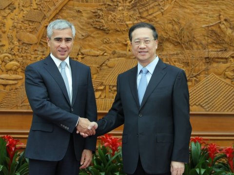 Prezidentin köməkçisi Çin XİN başçısının müavini ilə GÖRÜŞDÜ