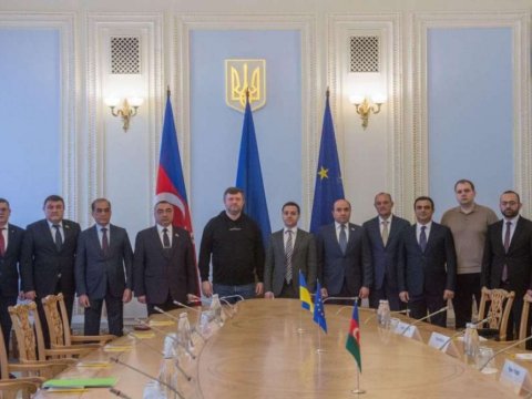Azərbaycan və Ukrayna deputatları danışıqlar apardı - FOTO