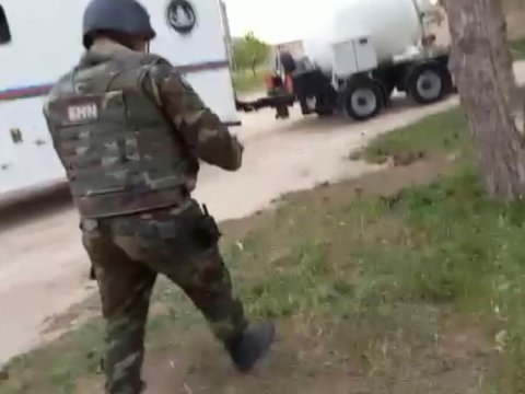 Bakıda hərbi sursat aşkarlandı - VİDEO