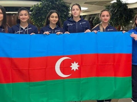 Gimnastlarımız Dünya Kubokuna yollanır - FOTOLAR