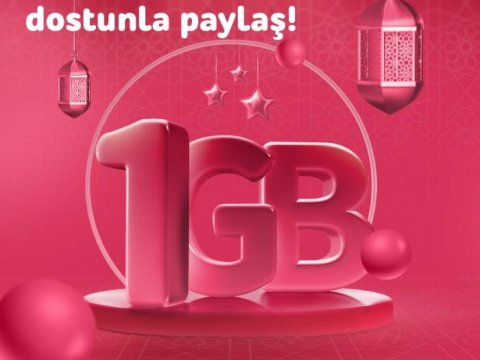 Ramazan bayramında “Nar”dan hər kəsə 1GB hədiyyə!