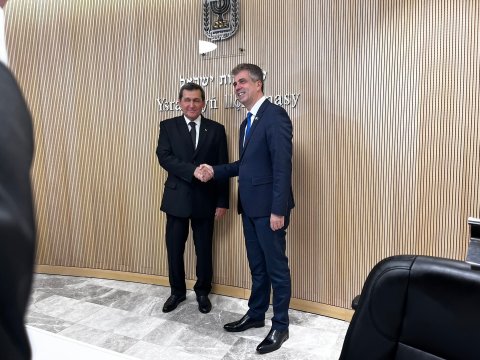Türkmənistanda İsrail səfirliyi açıldı - YENİLƏNİB (VİDEO)