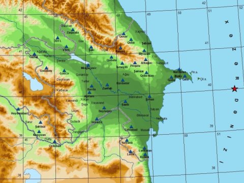 Xəzər dənizində zəlzələ oldu