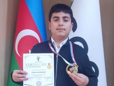 Azərbaycanlı şagird beynəlxalq olimpiadada qızıl medal ALDI
