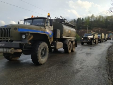 Laçın yolundan 100 maşın keçdi