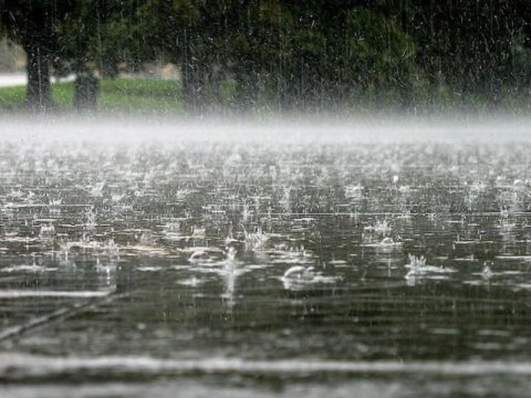 Rayonlarda leysan olub - Faktiki hava