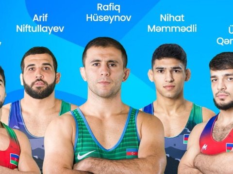 3 güləşçimiz Avropa Çempionatının YARIMFİNALINDA