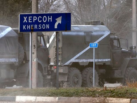 Ukrayna Xersonun sol sahil ərazilərində mövqelər tutub