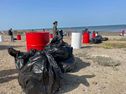 Beynəlxalq Yer Günündə təmizlik aksiyası keçirildi - FOTOLAR
