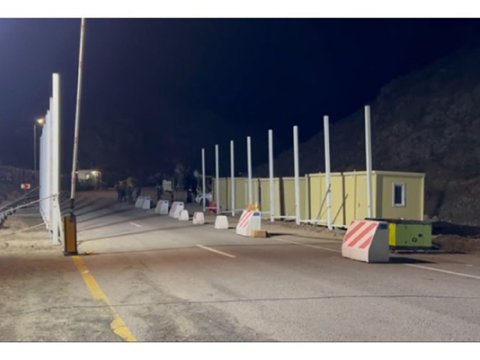 Laçındakı sərhəd-buraxılış məntəqəsinin yeni GÖRÜNTÜLƏRİ