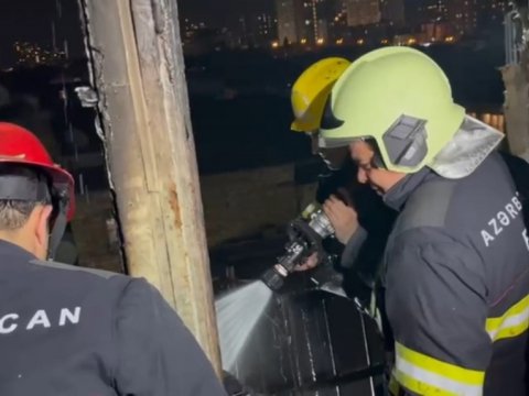 Yataqxanadakı yanğında ölən olmayıb - YENİLƏNİB