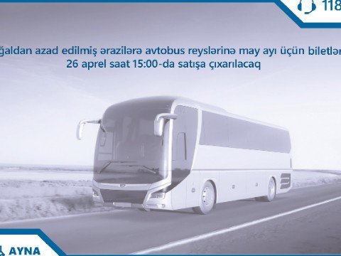 Avtobusla Qarabağa getmək istəyənlərin NƏZƏRİNƏ