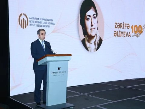 Zərifə Əliyevanın adı Azərərbaycan tarixinə qızıl hərflərlə yazılıb