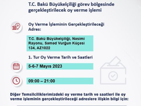 Azərbaycandakı Türkiyə vətəndaşlarının NƏZƏRİNƏ