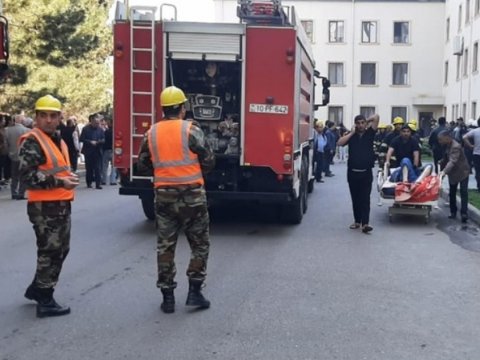 FHN və TƏBİB xəstəxanadakı yanğın barədə məlumat yaydı