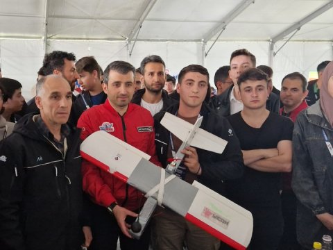 Bayraktar BMU komandasının üzvləri ilə görüşüb - FOTOLAR