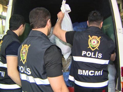 Bakıda 3 tondan çox narkotik məhv edilib - VİDEO
