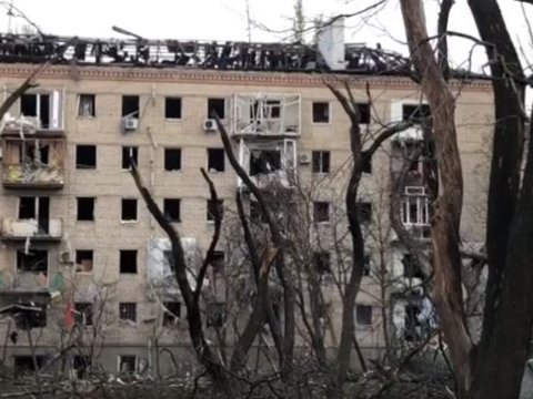 Ukraynaya növbəti zərbə - Ölən və yaralananlar var (VİDEO)