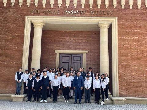 Şagirdlər Mir Cəlal Paşayevin Gəncədəki Ev Muzeyini ziyarət ediblər
