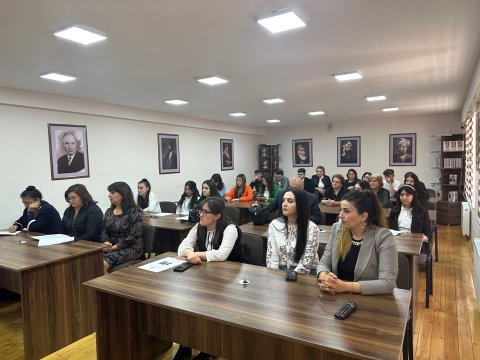 Heydər Əliyevin yubileyinə həsr olunmuş tədbir keçirilib - FOTOLAR