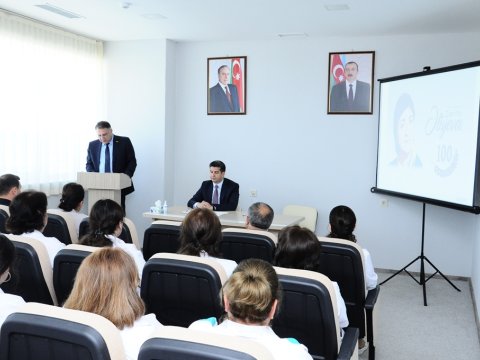 Naftalanda Zərifə Əliyevanın 100 illiyi qeyd edilib - FOTOLAR