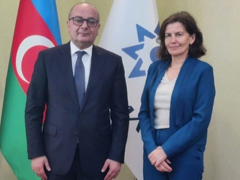 Fransanın səfiri ANAMA-nın sədri ilə görüşdü