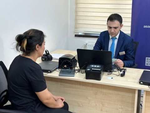 ASAN xidmət ilk dəfə Talış kəndində - FOTOLAR