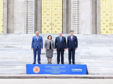 Sahibə Qafarova TÜRKPA-nın iclasında çıxış etdi