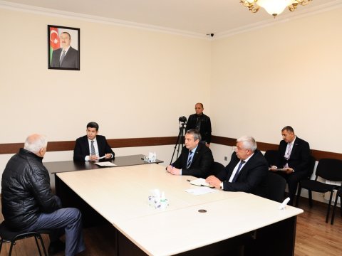 Naftalanda növbəti vətəndaş qəbulu keçirilib