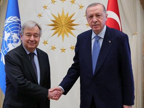 Ərdoğan Quterreşlə 3 ölkəni müzakirə edib