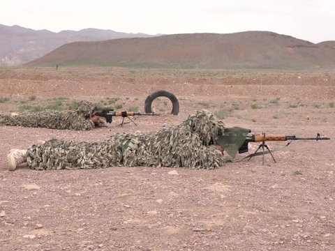 Naxçıvanda snayperlərin yarışı - VİDEO