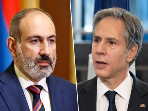 Paşinyanla Blinken Azərbaycanla danışıqları müzakirə etdi