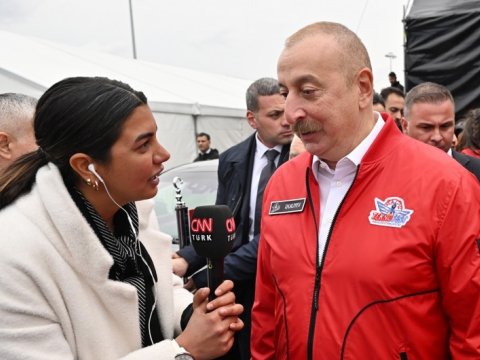 İlham Əliyev və Ərdoğan Fulya Öztürkün suallarını CAVABLANDIRDI