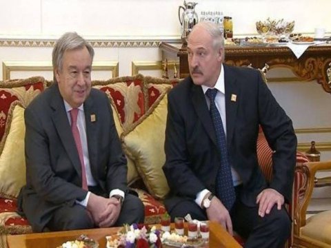 Belarusa arxalana bilərsiniz - Lukaşenko Quterreşə səsləndi