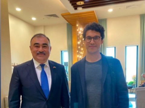Türkiyədəki səfirimiz Azərbaycan əsilli mühəndislə görüşdü