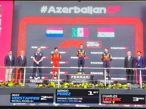 “Formula 1”in qalibləri mükafatlandırıldı