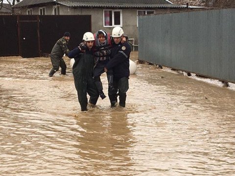 Tərtərdə 3 kəndi su basıb - Nazirlik görüntülər yaydı