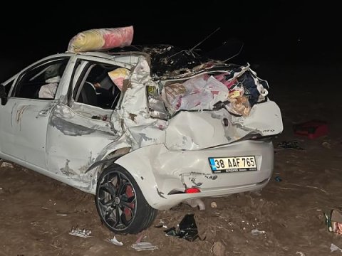 Türkiyədə ağır qəza - 1 nəfər öldü, 2 yaralı var
