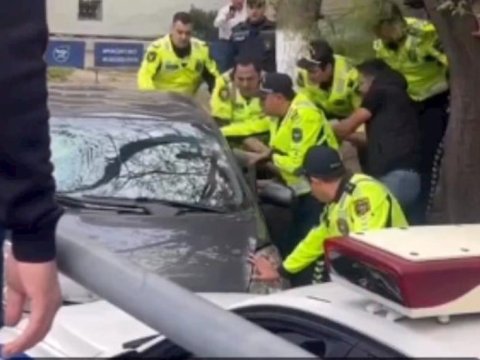 Polislərin üstünə “Prius” sürənə cinayət işi AÇILDI