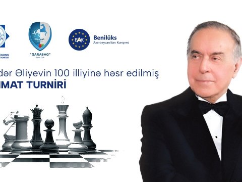 Heydər Əliyevin 100 illiyinə həsr olunmuş şahmat turniri